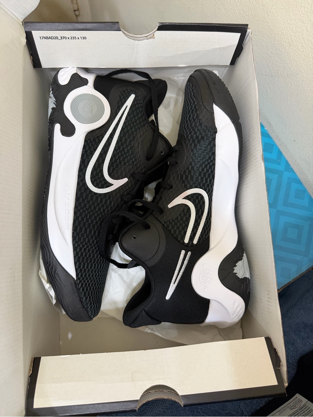 Nike Black & White Youth Athletic Sneakers